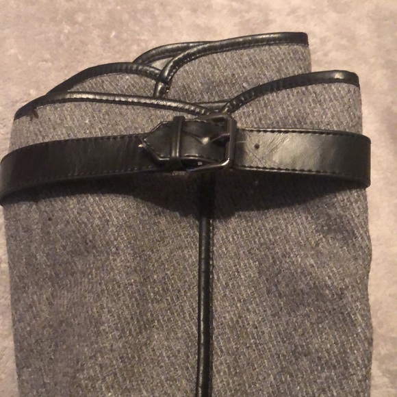 Aldo wool-like built-in wedge boots - Picture 5 of 8